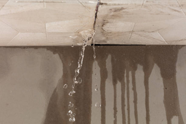Professional Burst Pipe Cleanup technician working in Southwick, MA